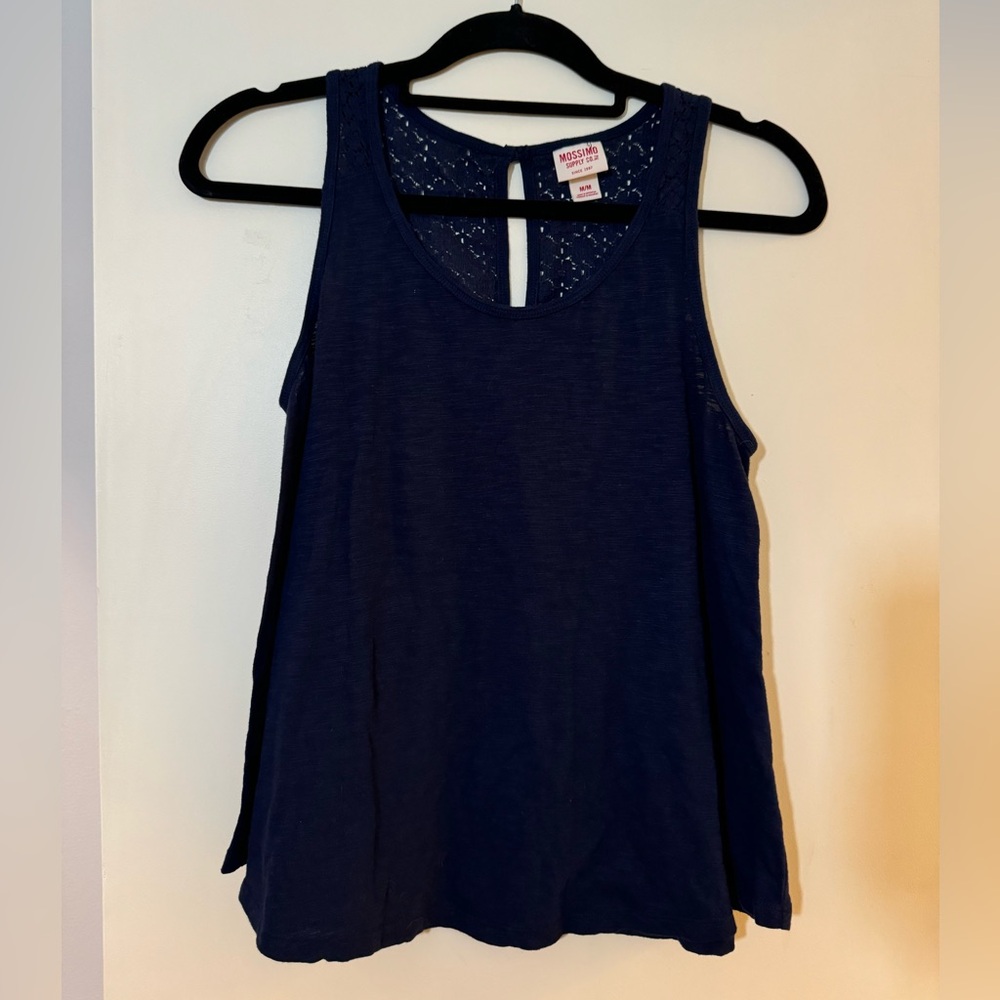 Mossimo Supply Co. Dark Blue Tank Top